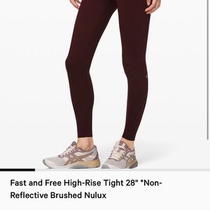 lulu lemon leggings purple